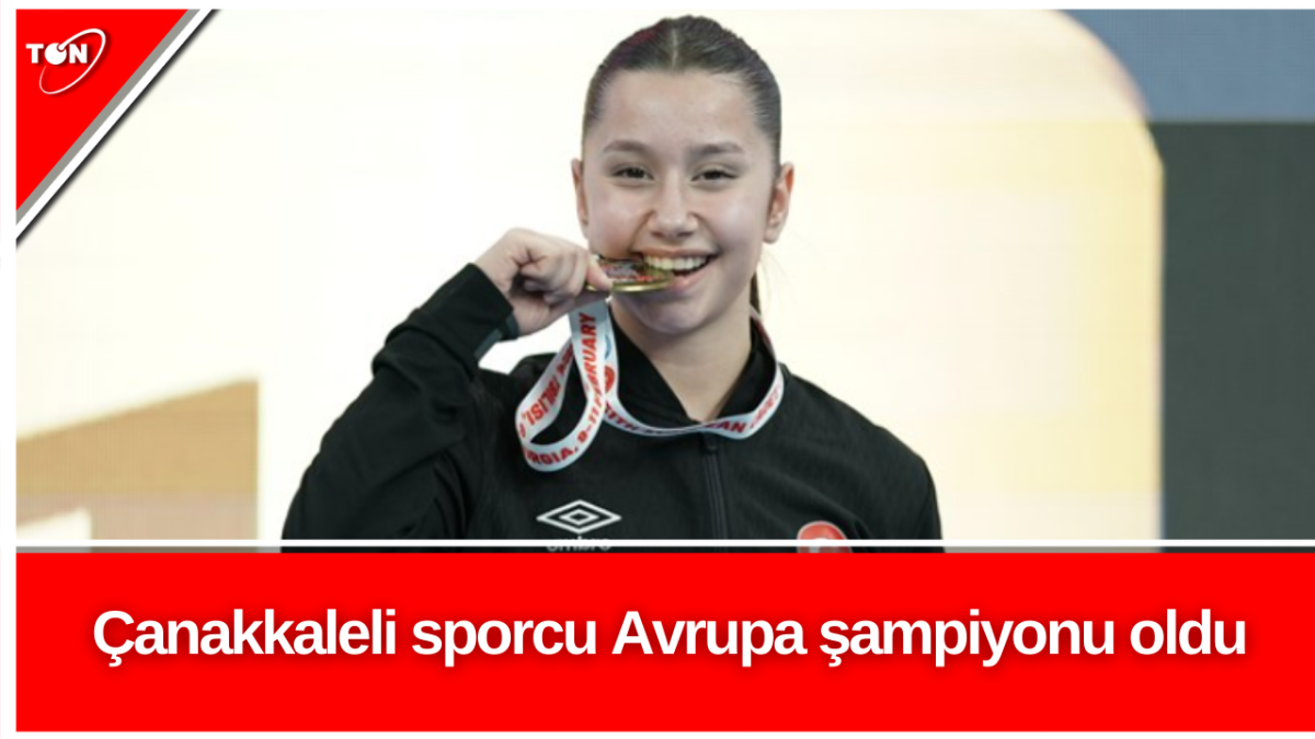 Çanakkaleli Beyza Avrupa Karate Şampiyonası'nda altın madalya kazandı