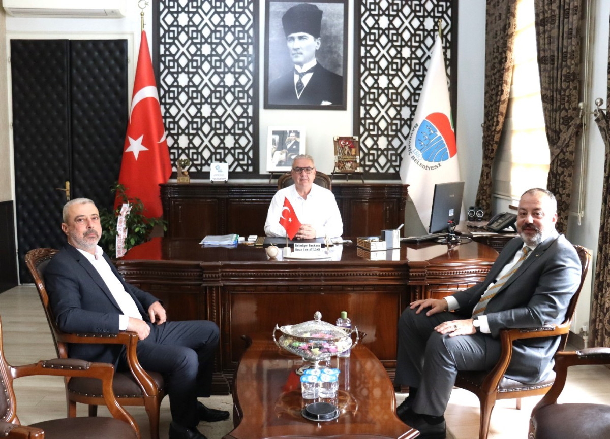ÇTSO Yönetim Kurulu Başkanı Semizoğlu’dan Bayramiç Belediye Başkanı  Atılgan’a ziyaret