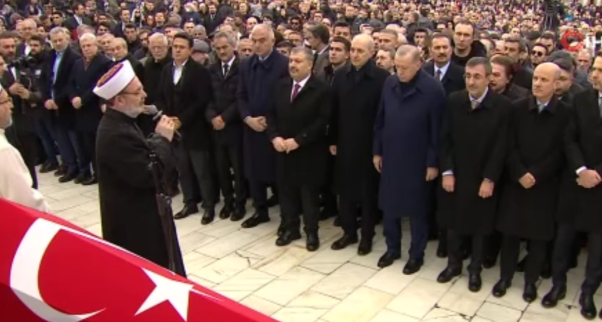 Cumhurbaşkanı Erdoğan Alev Alatlı’nın cenaze törenine katıldı