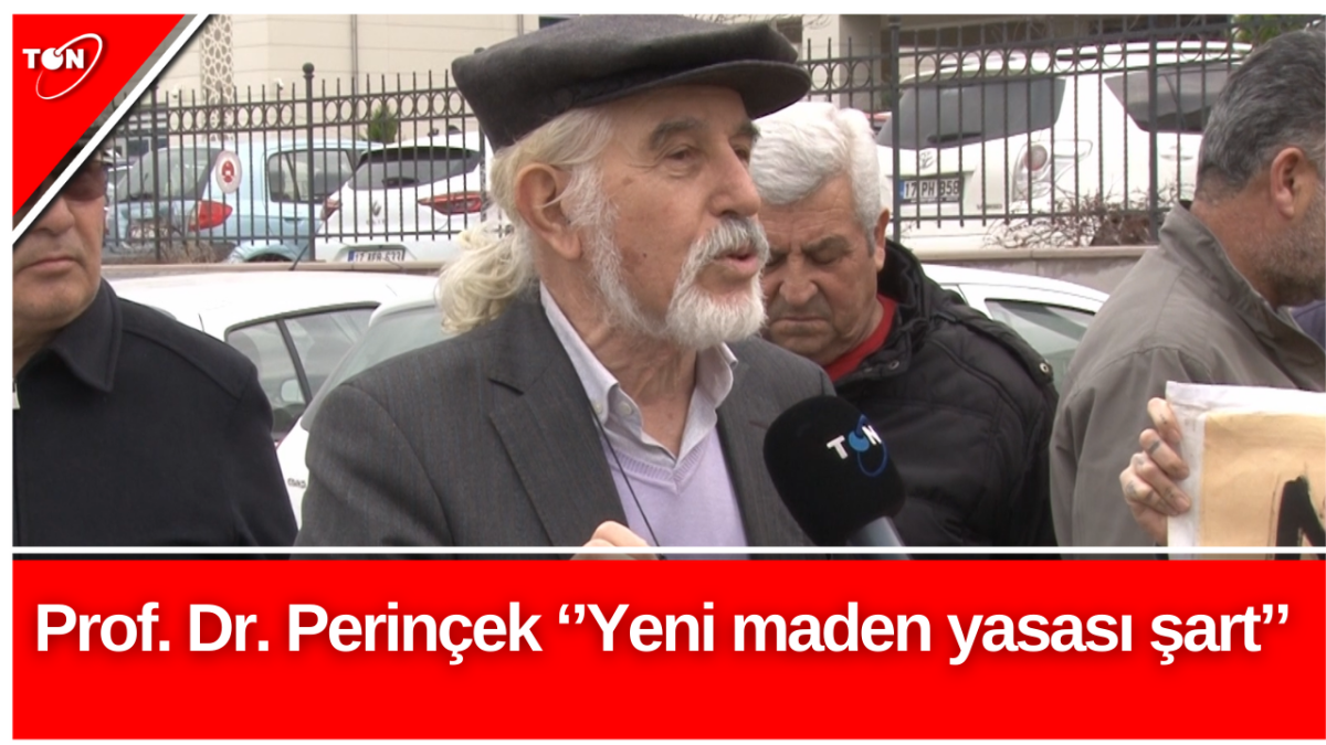 Prof. Dr. Perinçek ‘’Yeni maden yasası şart’’